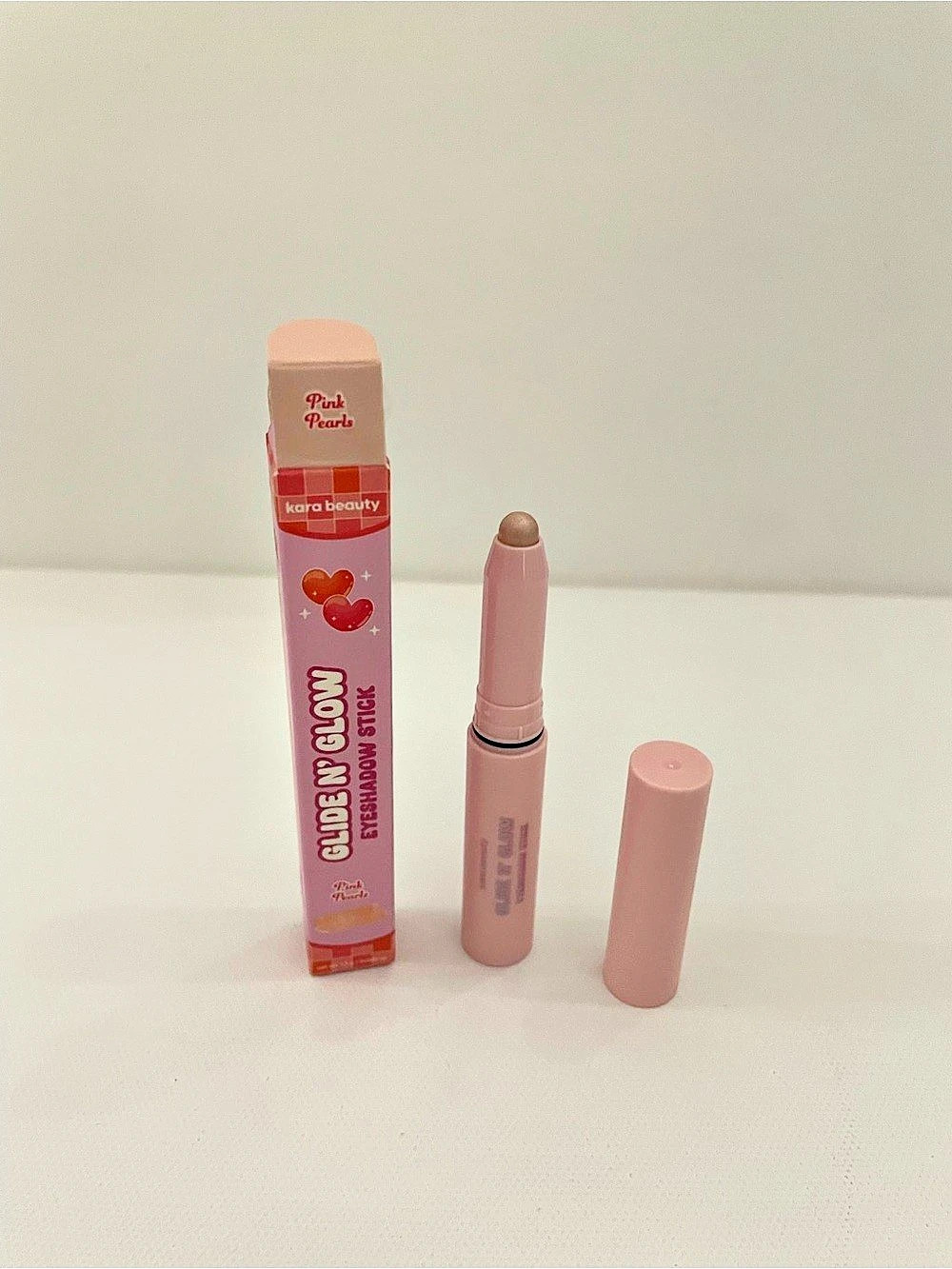 Kara Beauty Glide n' Glow Eyeshadow Stick- Pink Pearls